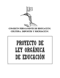 Cinco versiones del proyecto de la Ley de Orgánica de Educación
