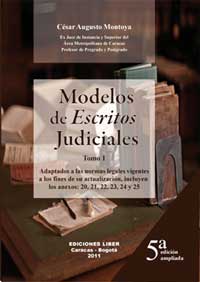Nuevo libro: MODELOS DE ESCRITOS JUDICIALES