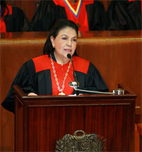 Presidenta del TSJ presentará al país el informe de la gestión del Poder Judicial del año 2011